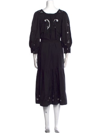 Cleobella Square Neckline Midi Length Dress