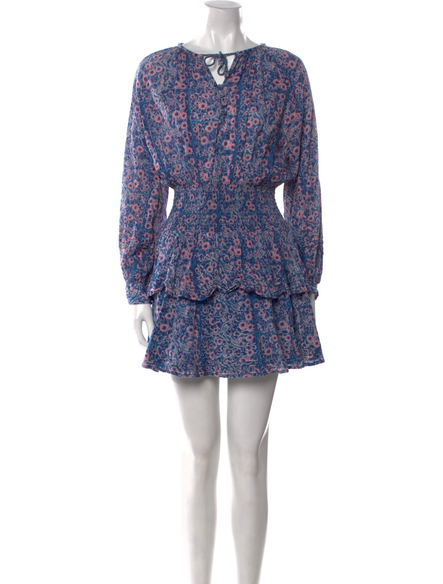 Cleobella Floral Print Mini Dress