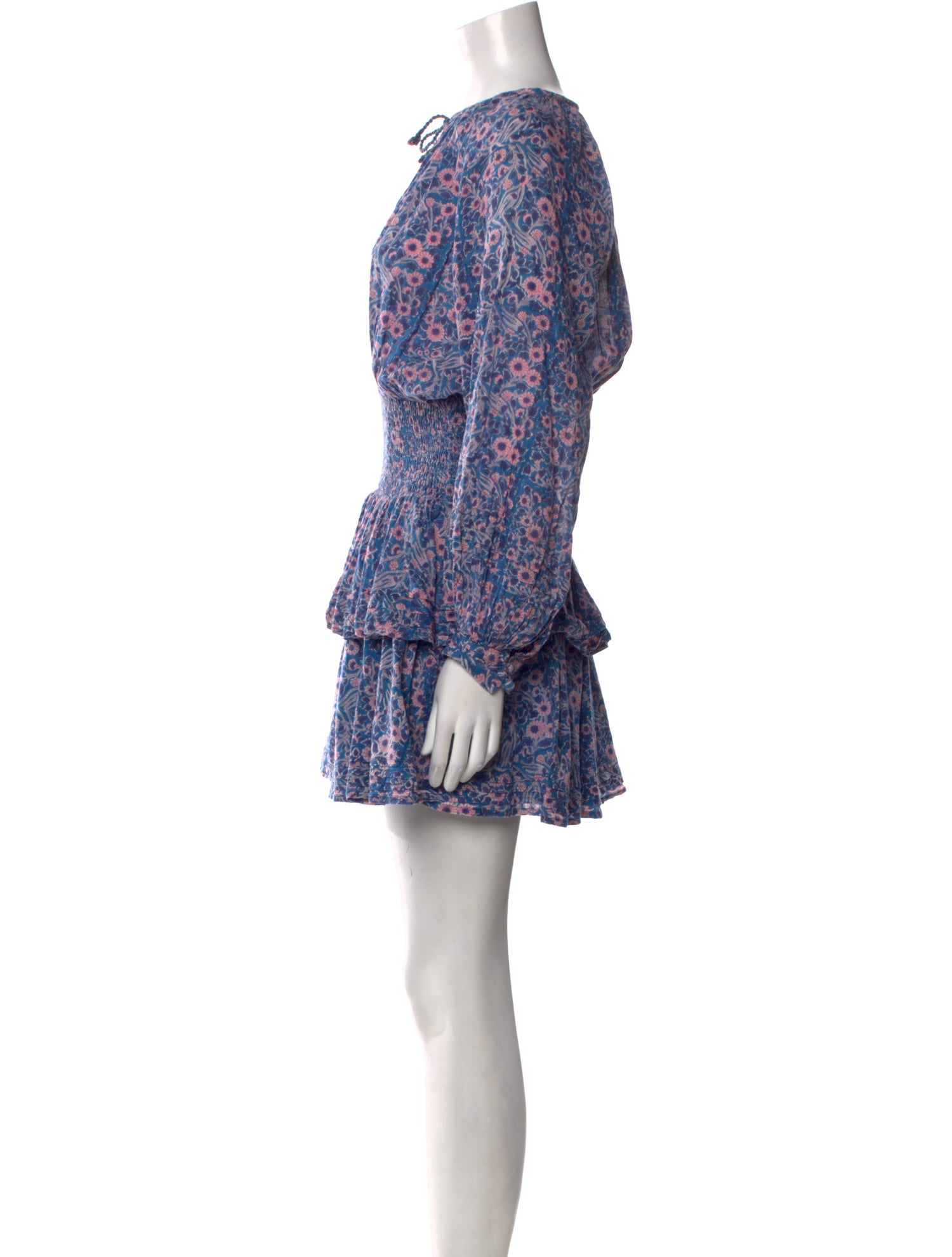 Cleobella Floral Print Mini Dress