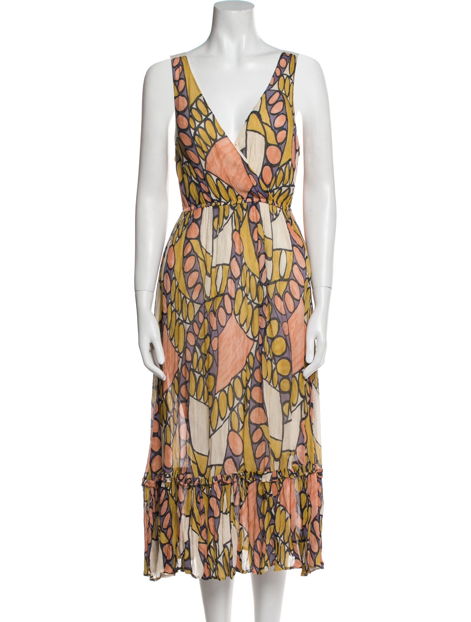 Cleobella Printed Knee-Length Dress