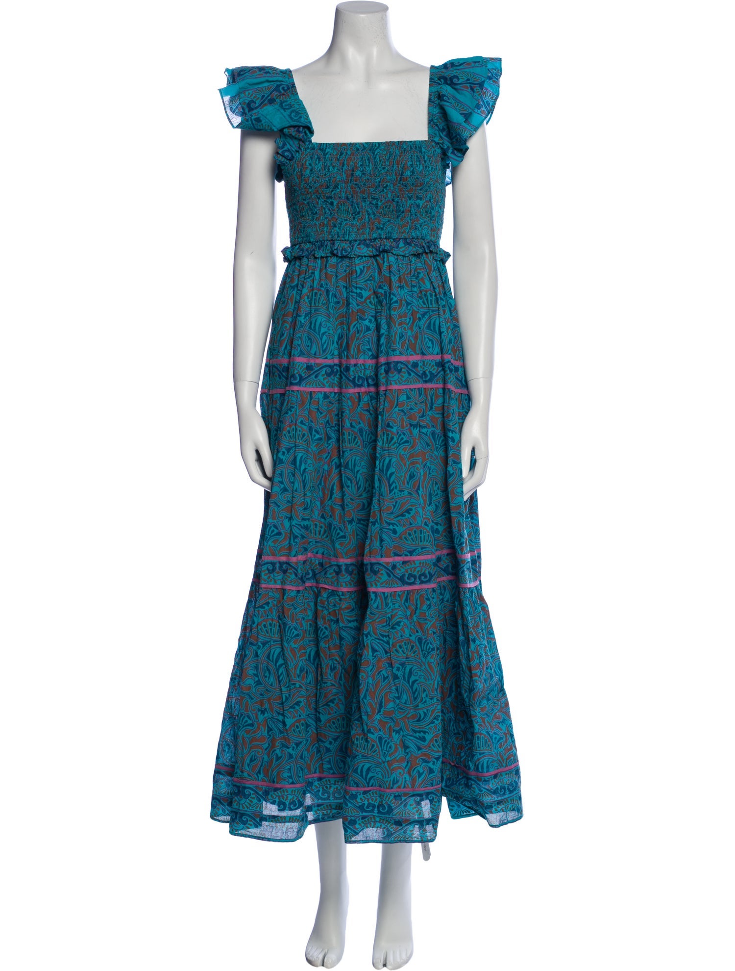 Cleobella Floral Print Long Dress