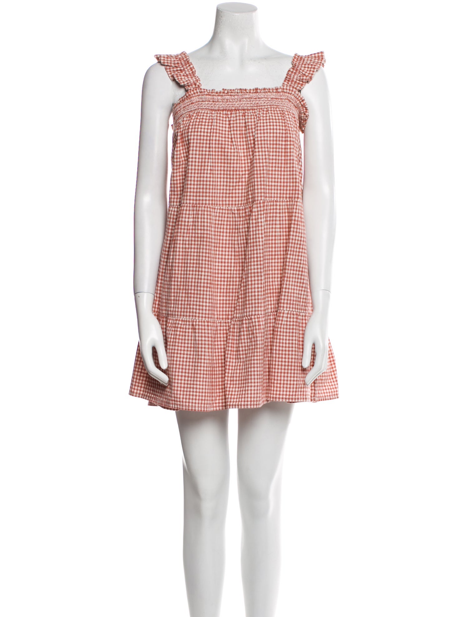 Cleobella Plaid Print Mini Dress