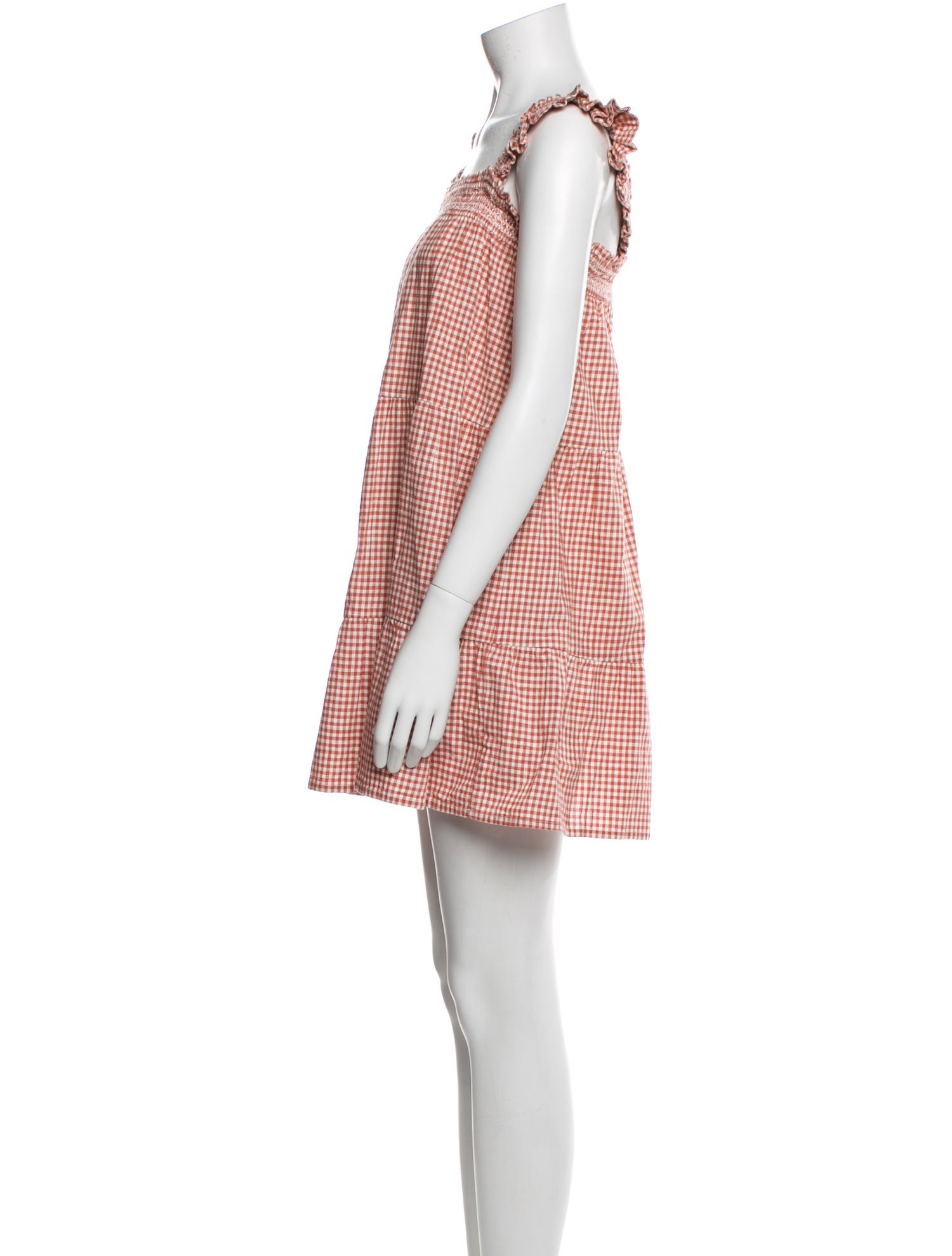 Cleobella Plaid Print Mini Dress