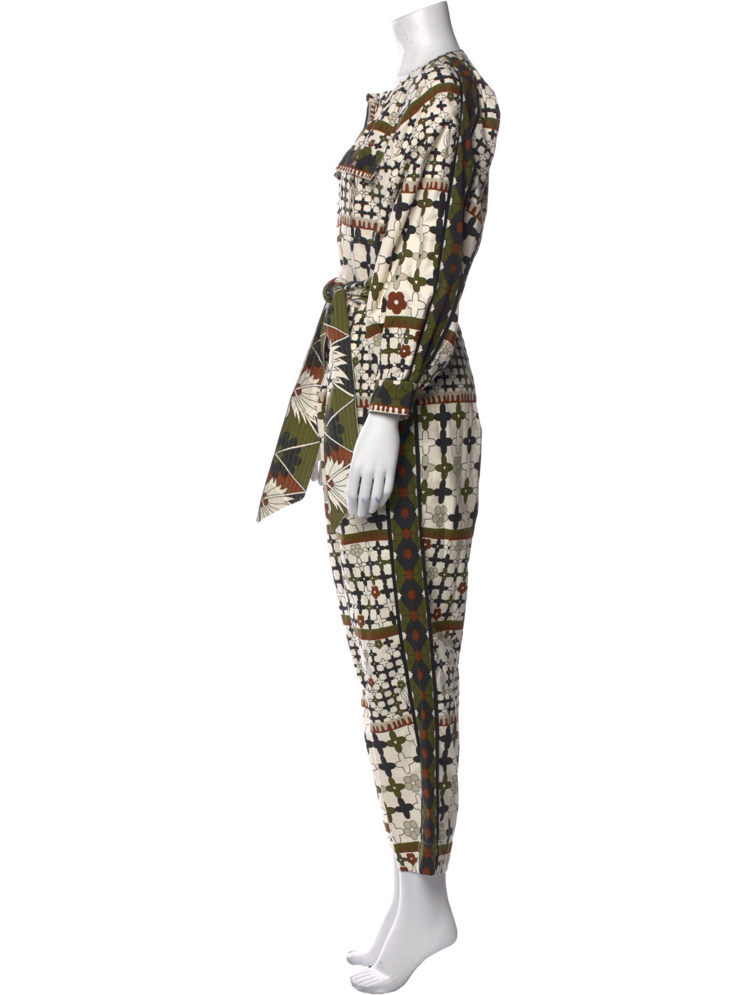 Cleobella Floral Print V-Neck Jumpsuit