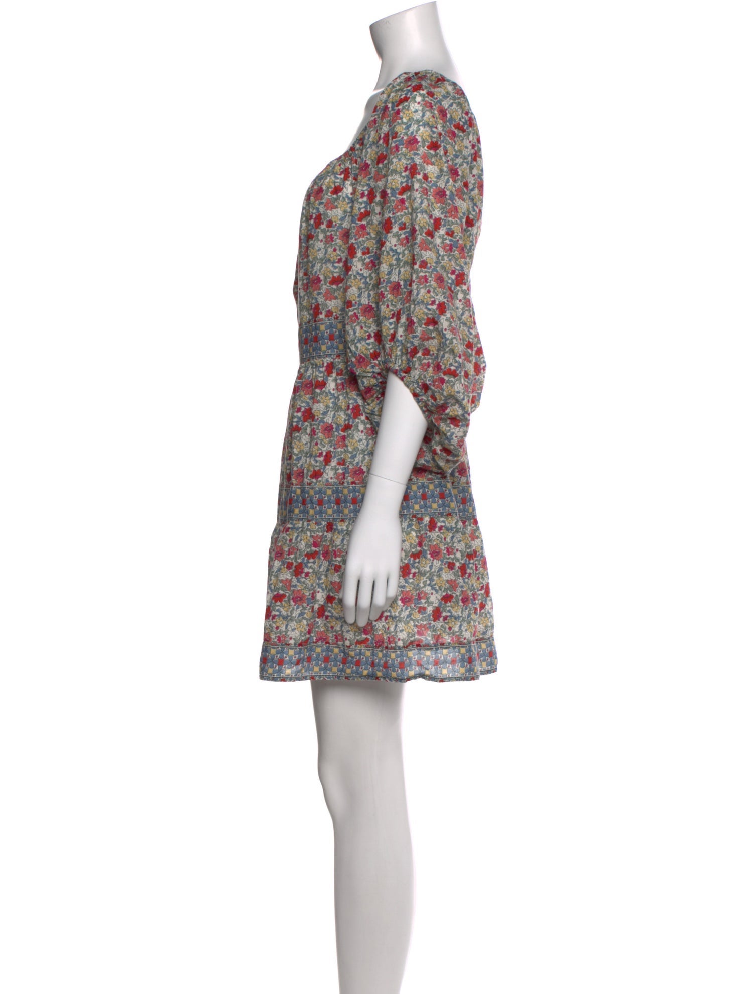 Cleobella Floral Print Mini Dress