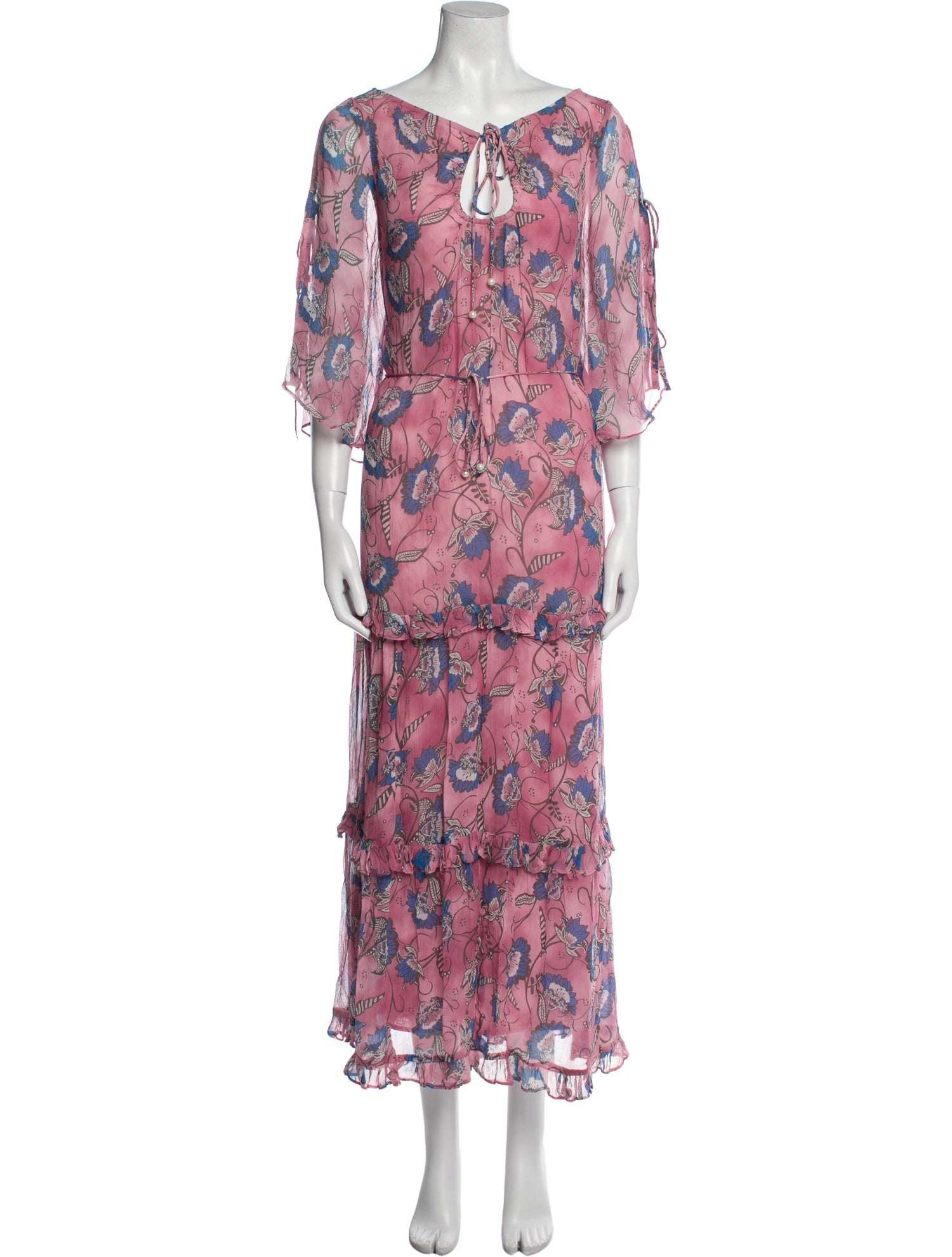 Cleobella Floral Print Long Dress