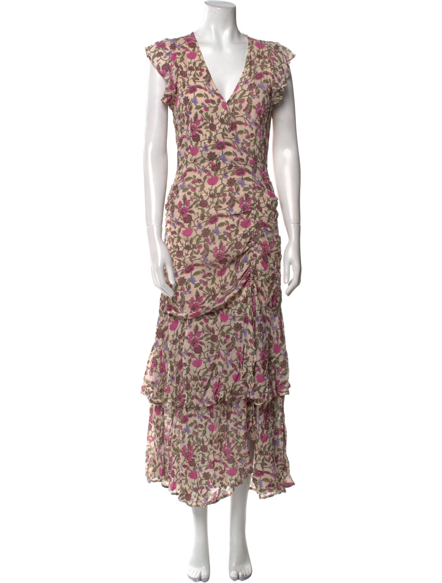 Cleobella Floral Print Long Dress w/ Tags
