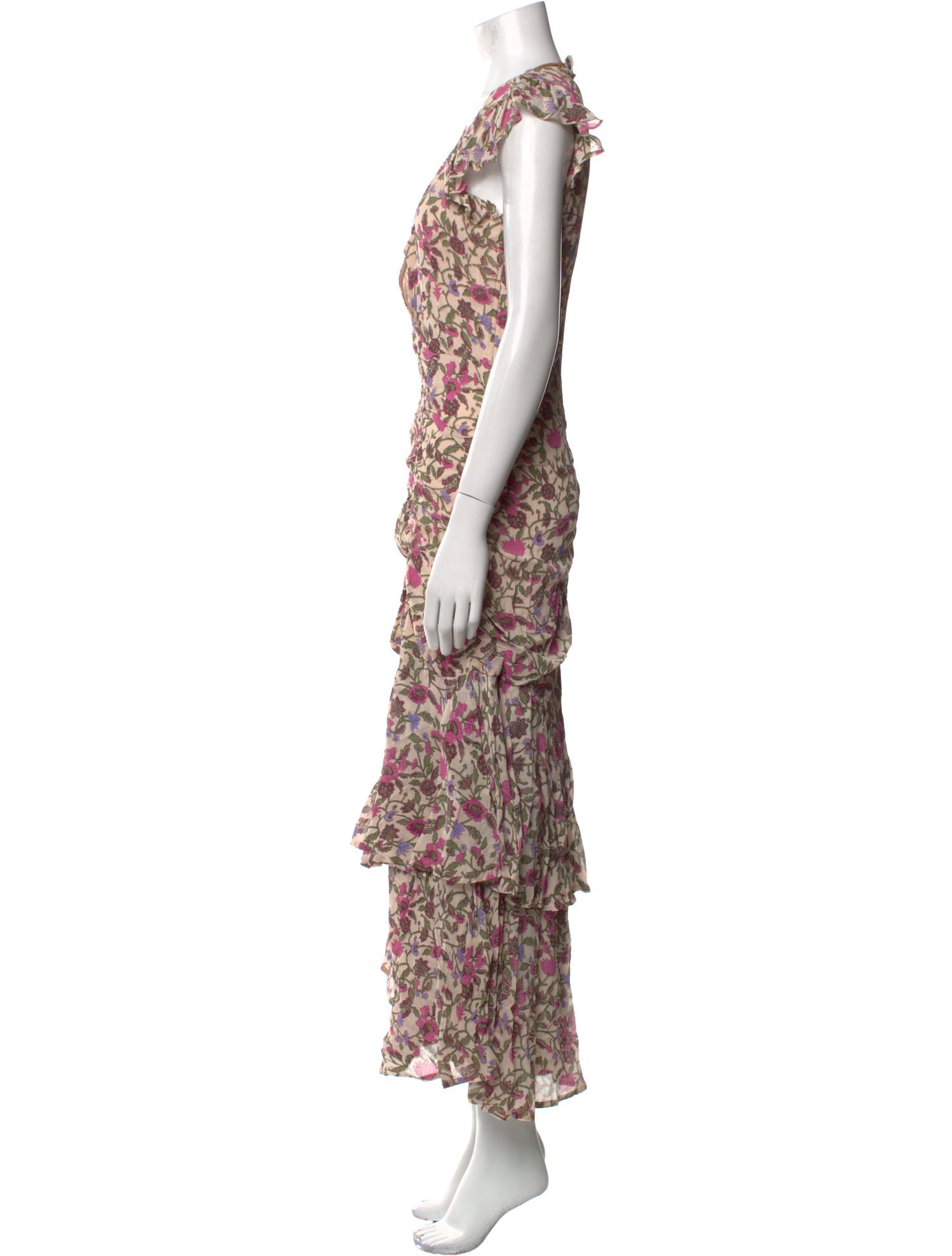 Cleobella Floral Print Long Dress w/ Tags