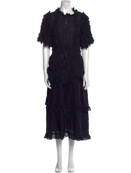 Cleobella Mock Neck Midi Length Dress