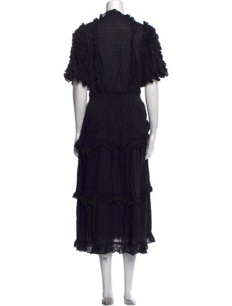 Cleobella Mock Neck Midi Length Dress