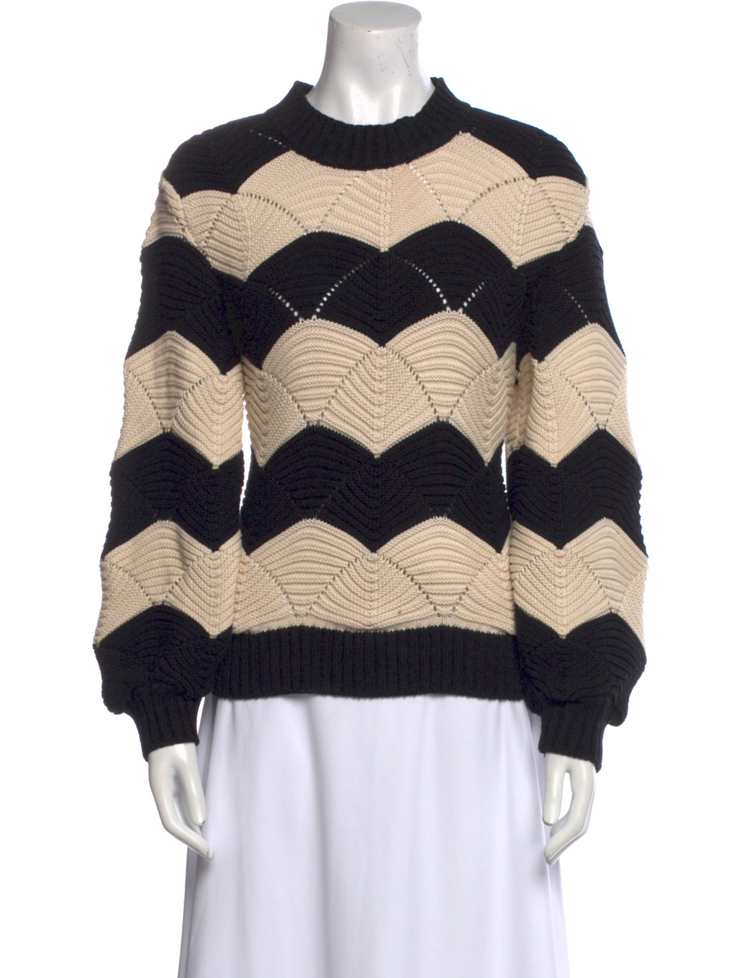 Cleobella Striped Mock Neck Sweater
