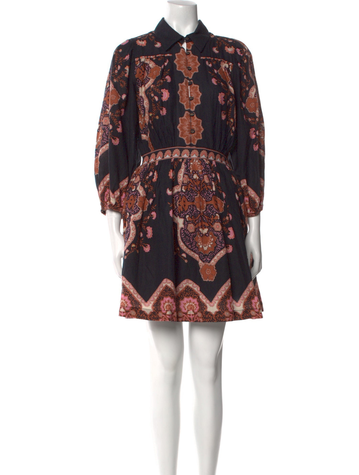 Cleobella Paisley Print Mini Dress