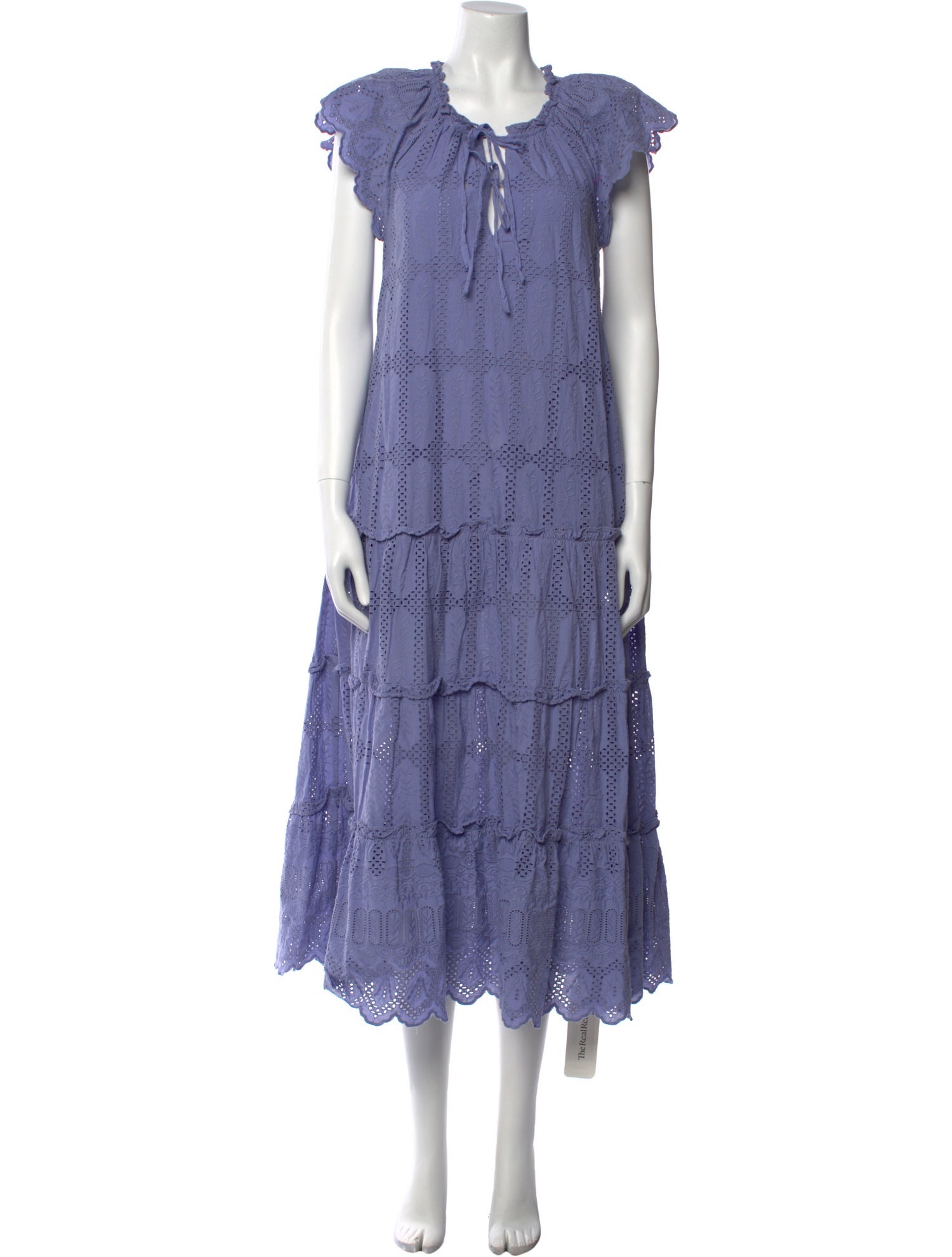 Cleobella Tie Neck Long Dress