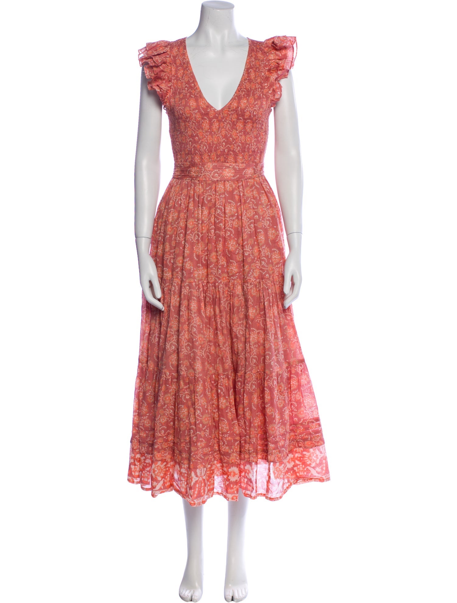 Cleobella Floral Print Long Dress