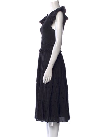 Cleobella Crew Neck Midi Length Dress