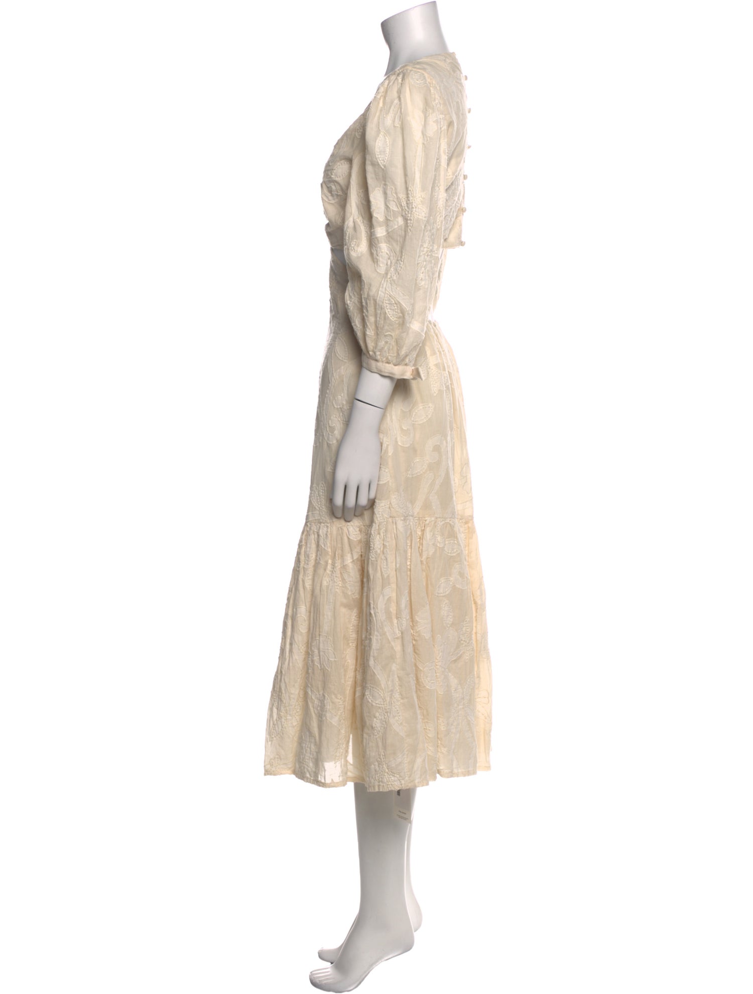 Cleobella V-Neck Long Dress