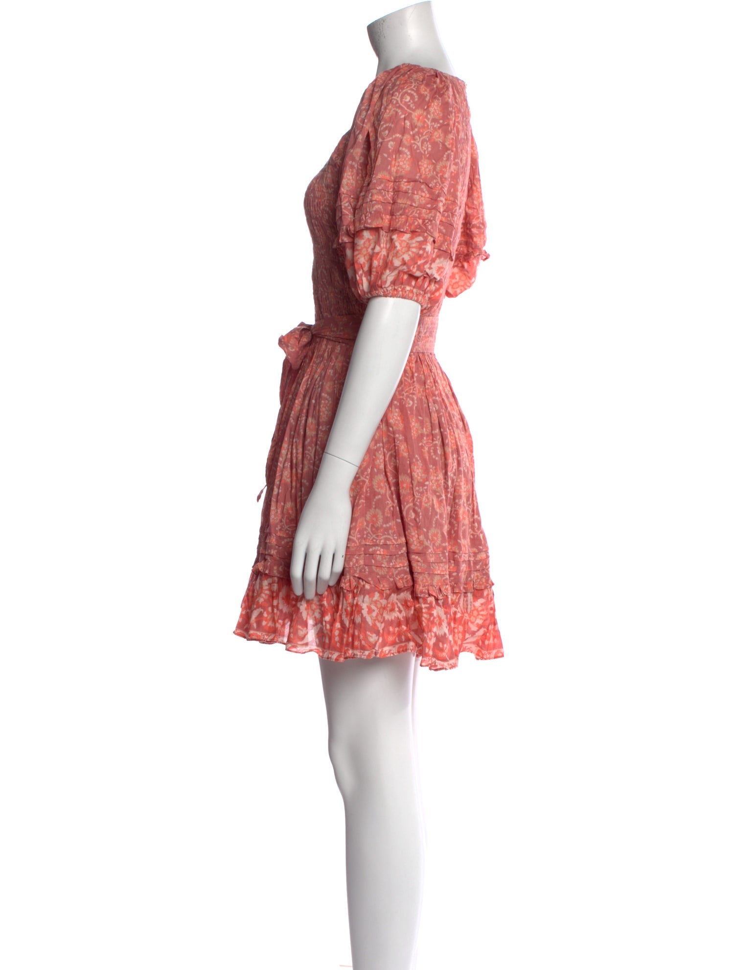 Cleobella Floral Print Mini Dress