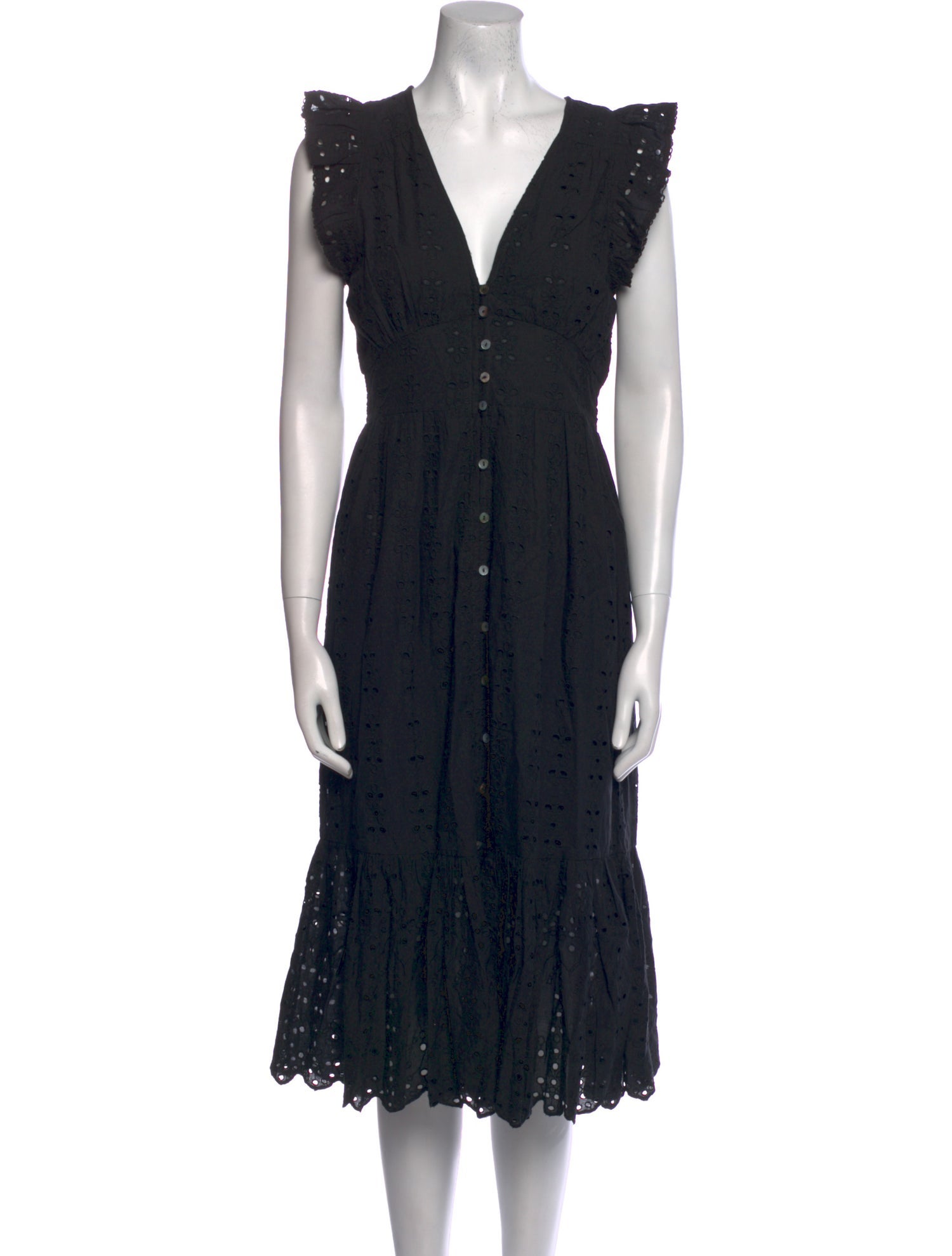 Cleobella V-Neck Midi Length Dress w/ Tags