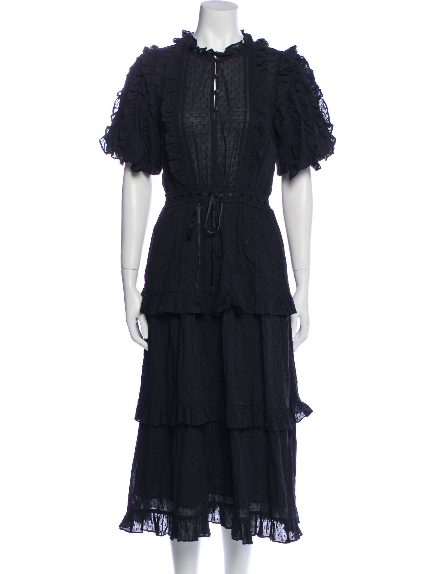 Cleobella Mock Neck Long Dress