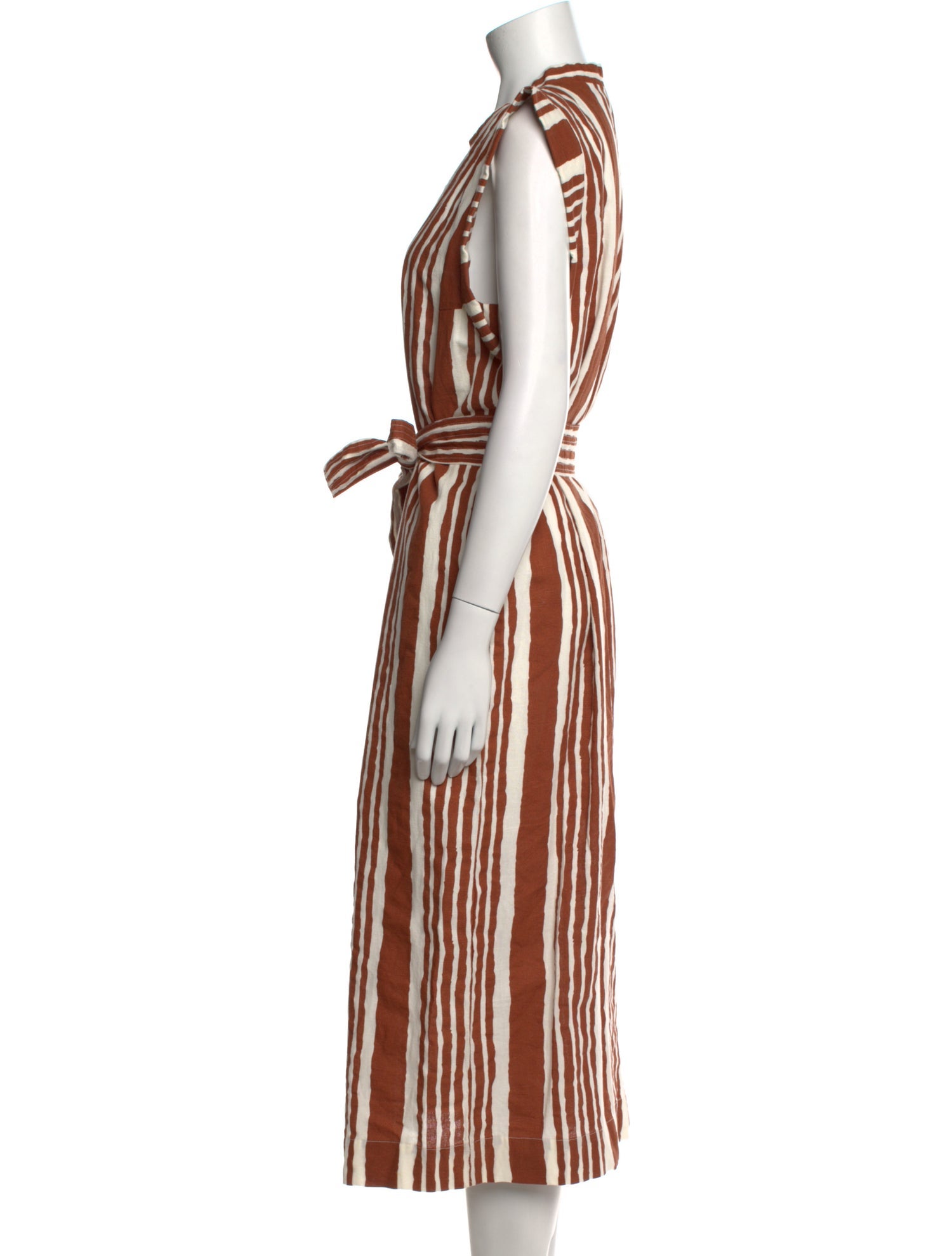 Cleobella Striped Midi Length Dress