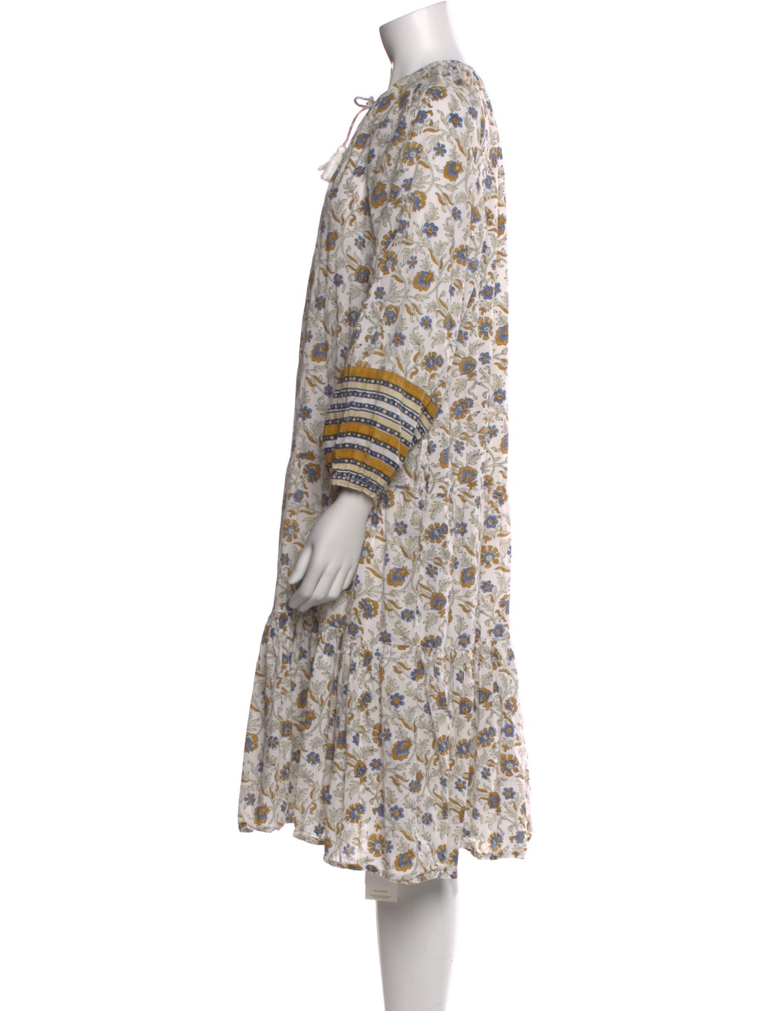 Cleobella Floral Print Knee-Length Dress