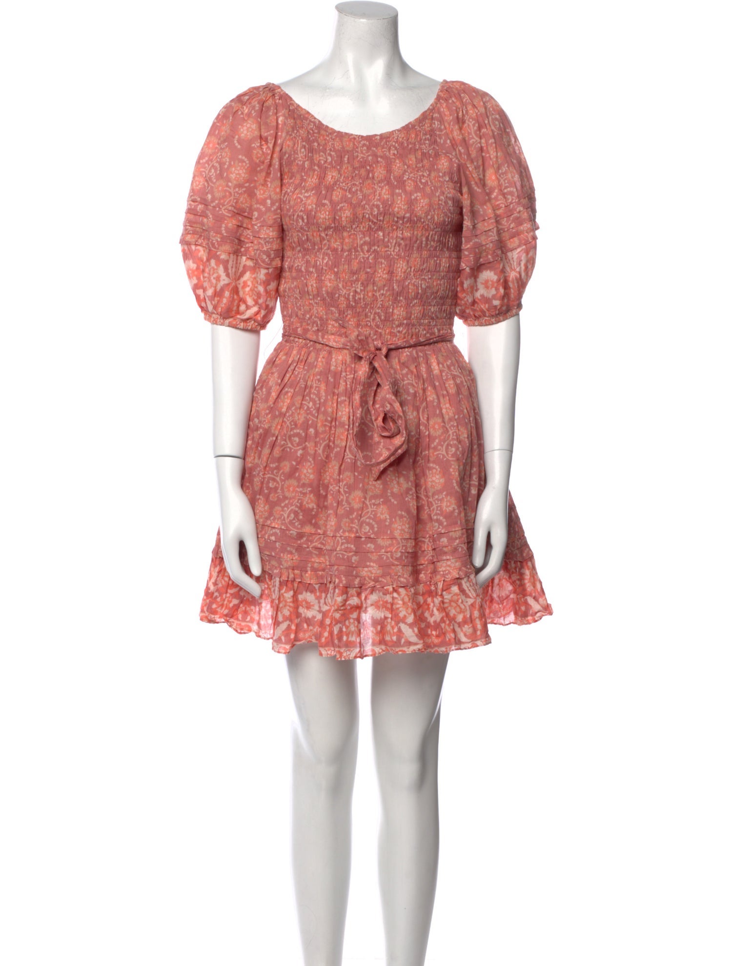 Cleobella Floral Print Mini Dress