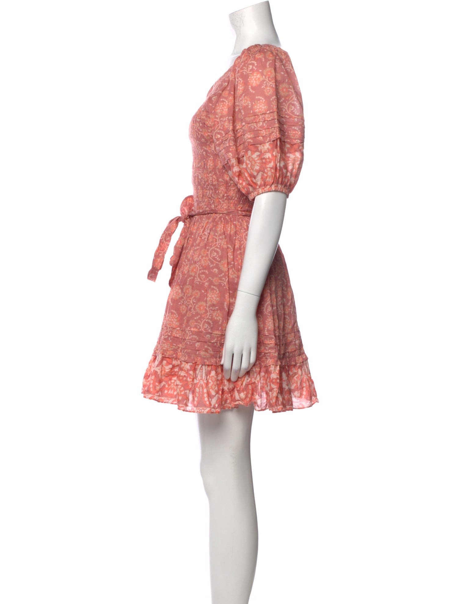 Cleobella Floral Print Mini Dress