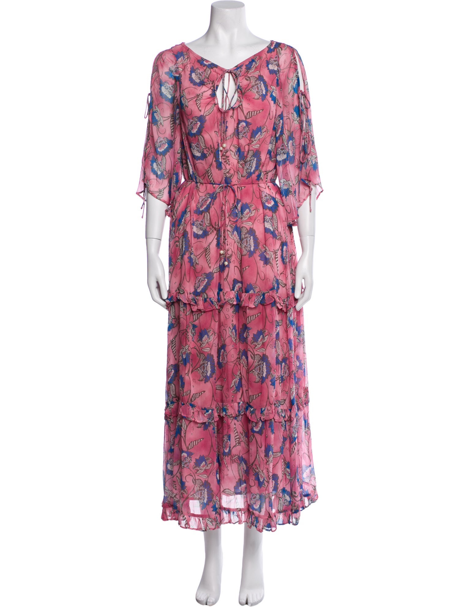 Cleobella Floral Print Long Dress