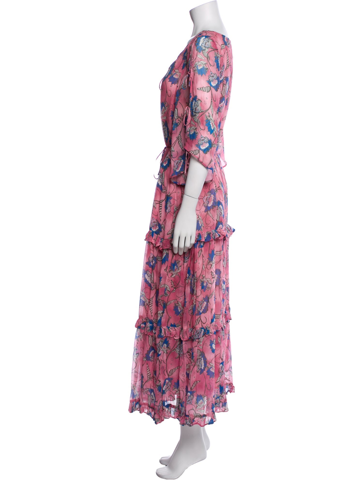 Cleobella Floral Print Long Dress