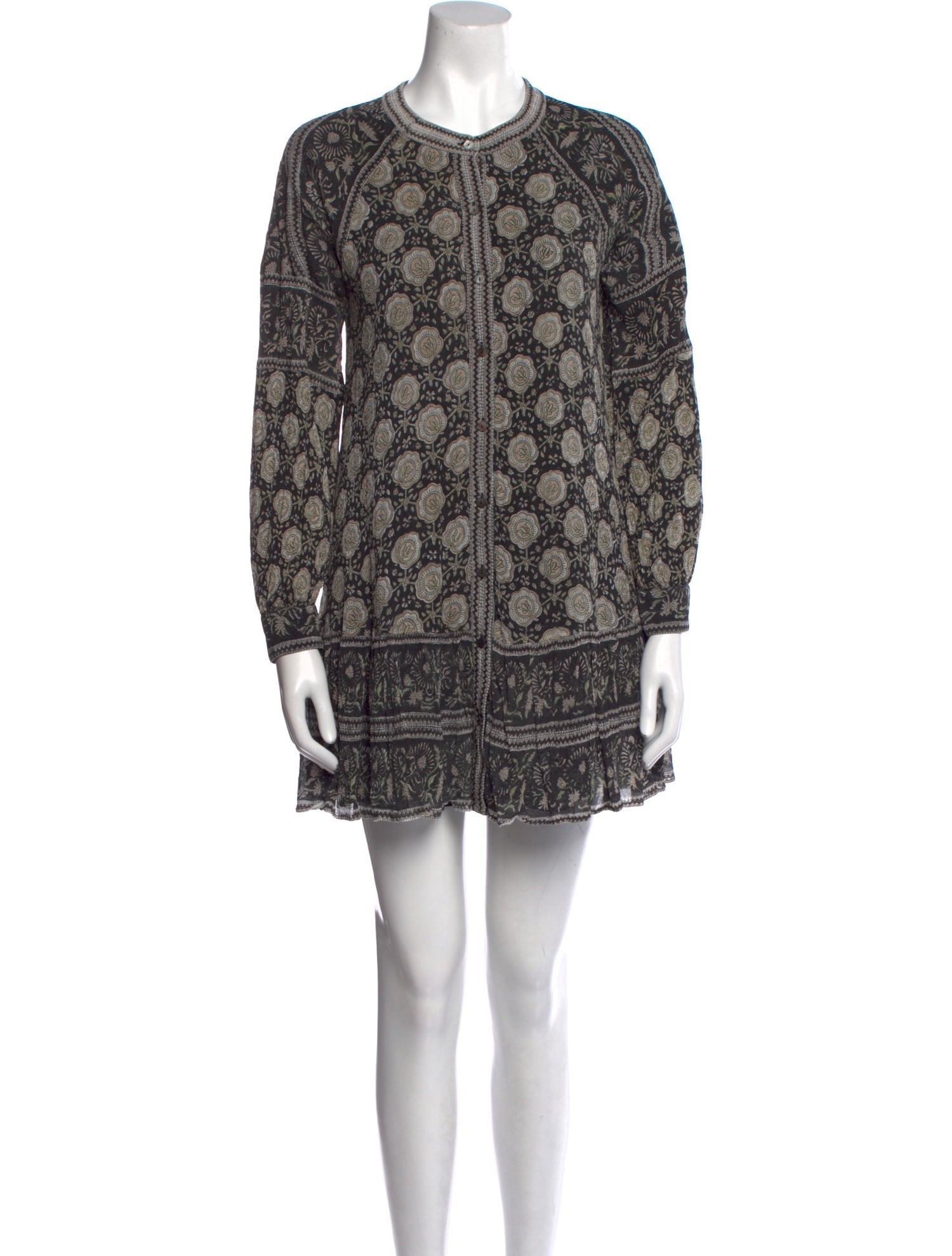 Cleobella Floral Print Mini Dress