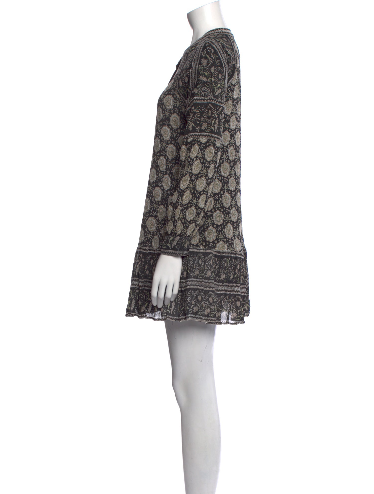 Cleobella Floral Print Mini Dress