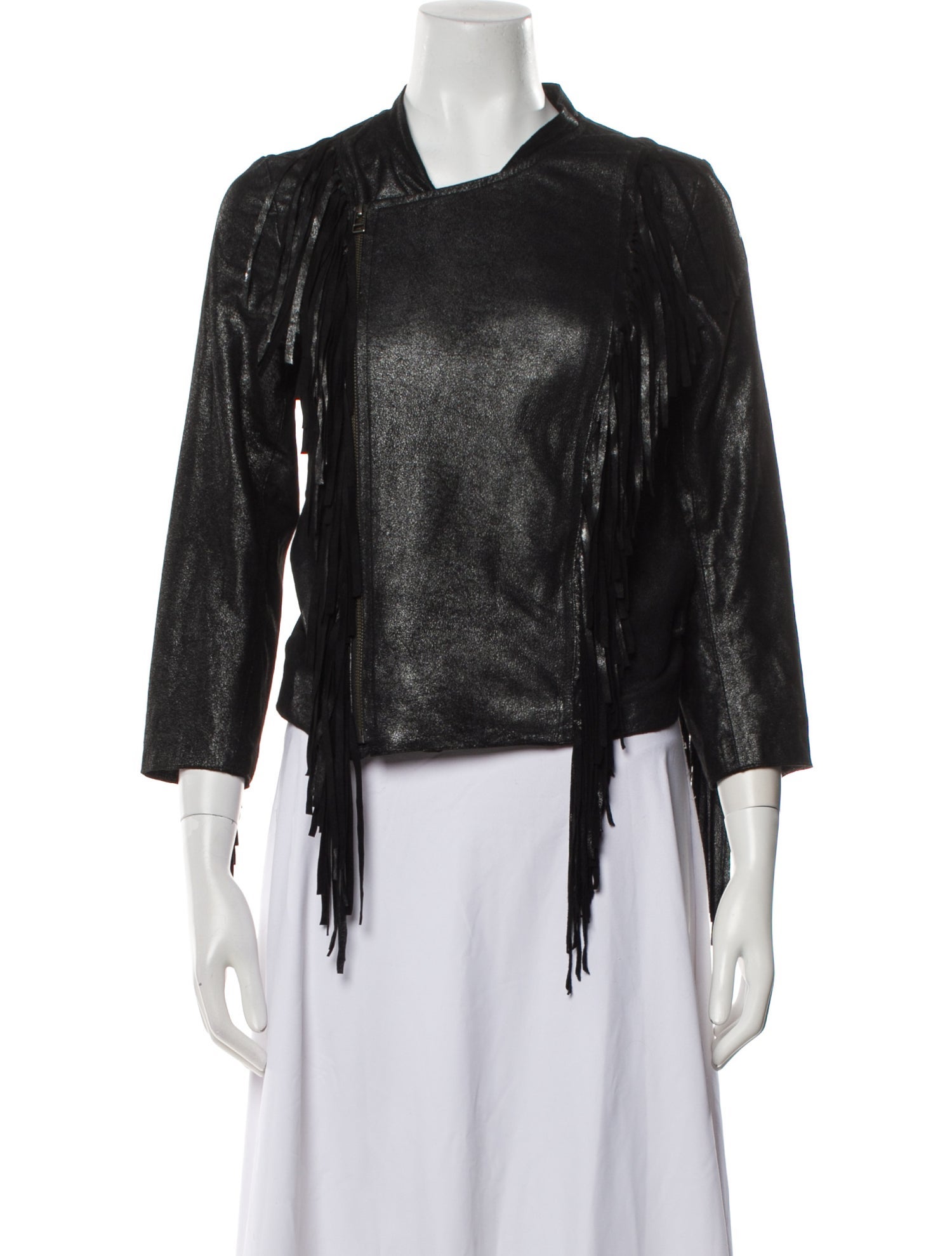 Cleobella Leather Biker Jacket