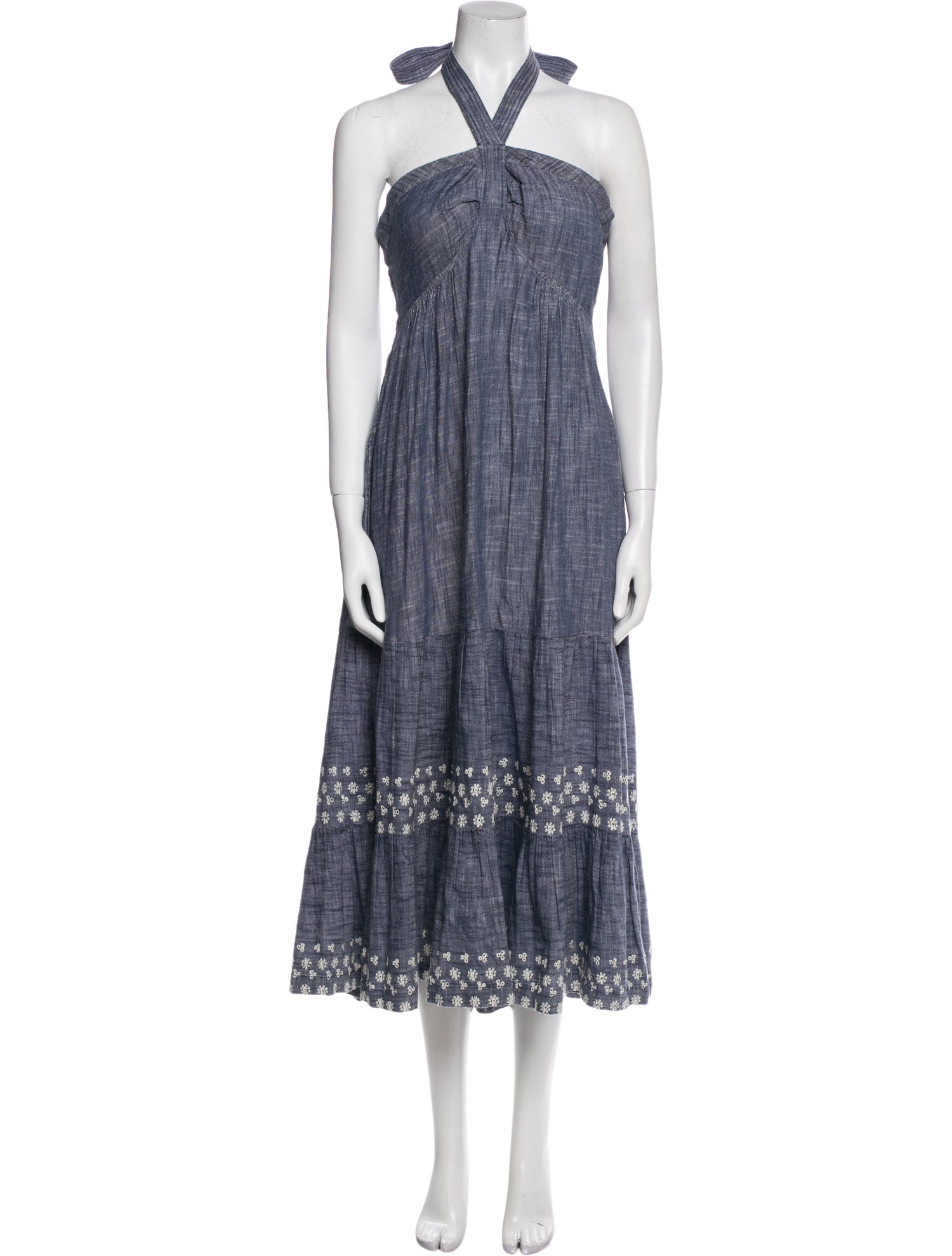 Cleobella Striped Midi Length Dress