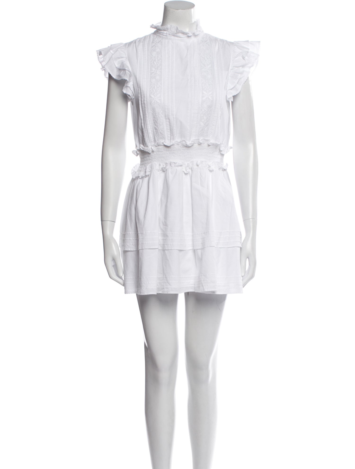 Cleobella Mock Neck Mini Dress