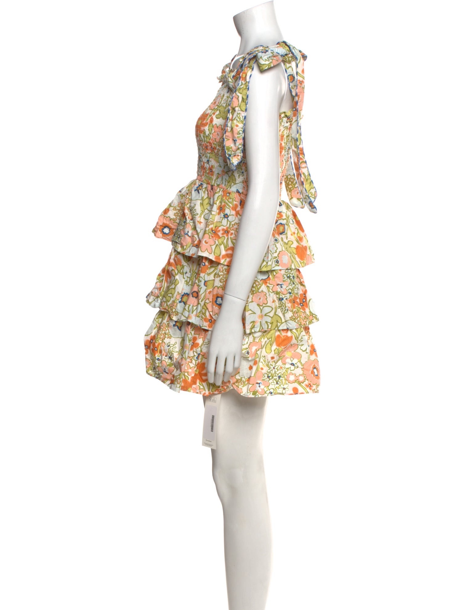 Cleobella Floral Print Knee-Length Dress