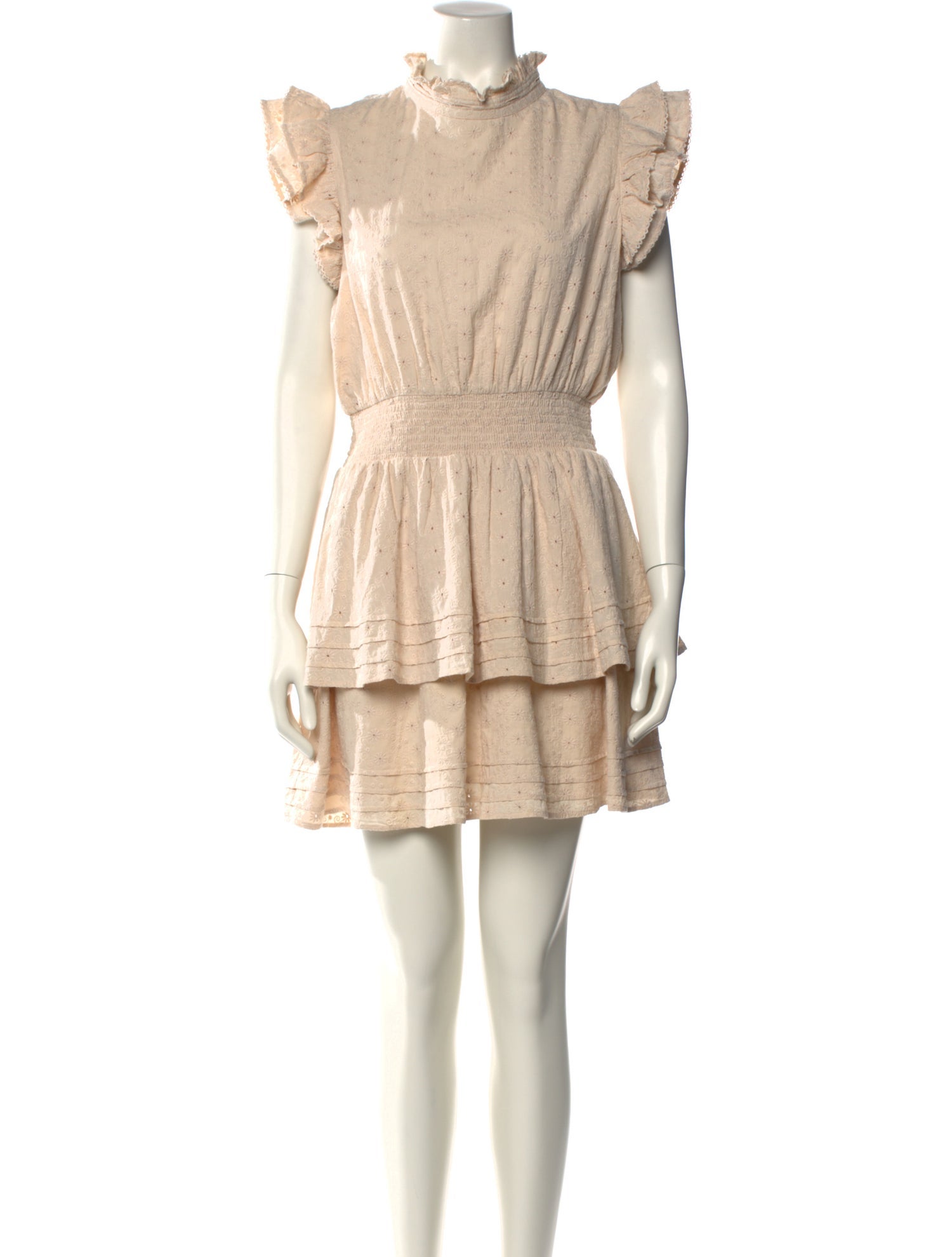 Cleobella Mock Neck Mini Dress