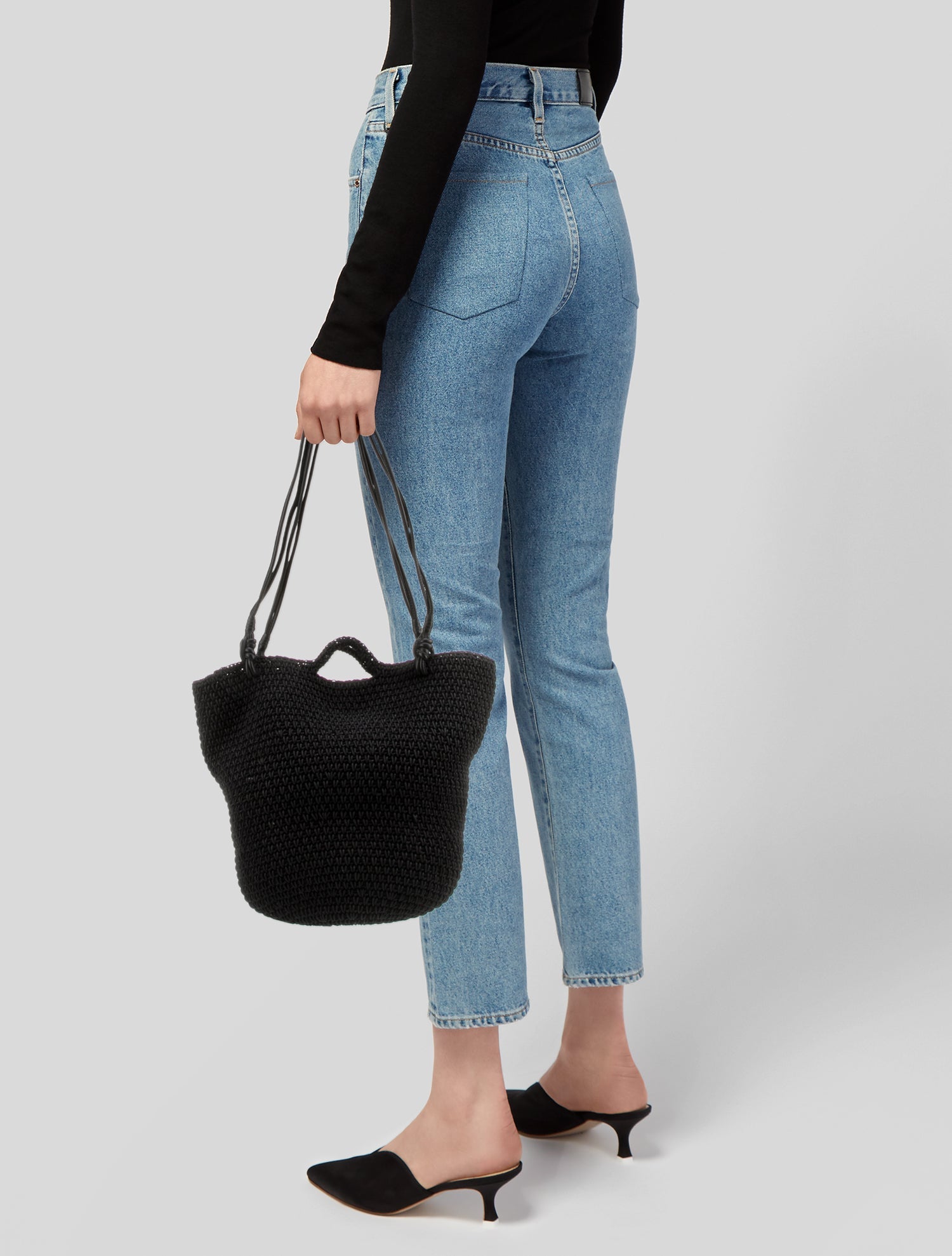 Cleobella Raffia Bucket Bag