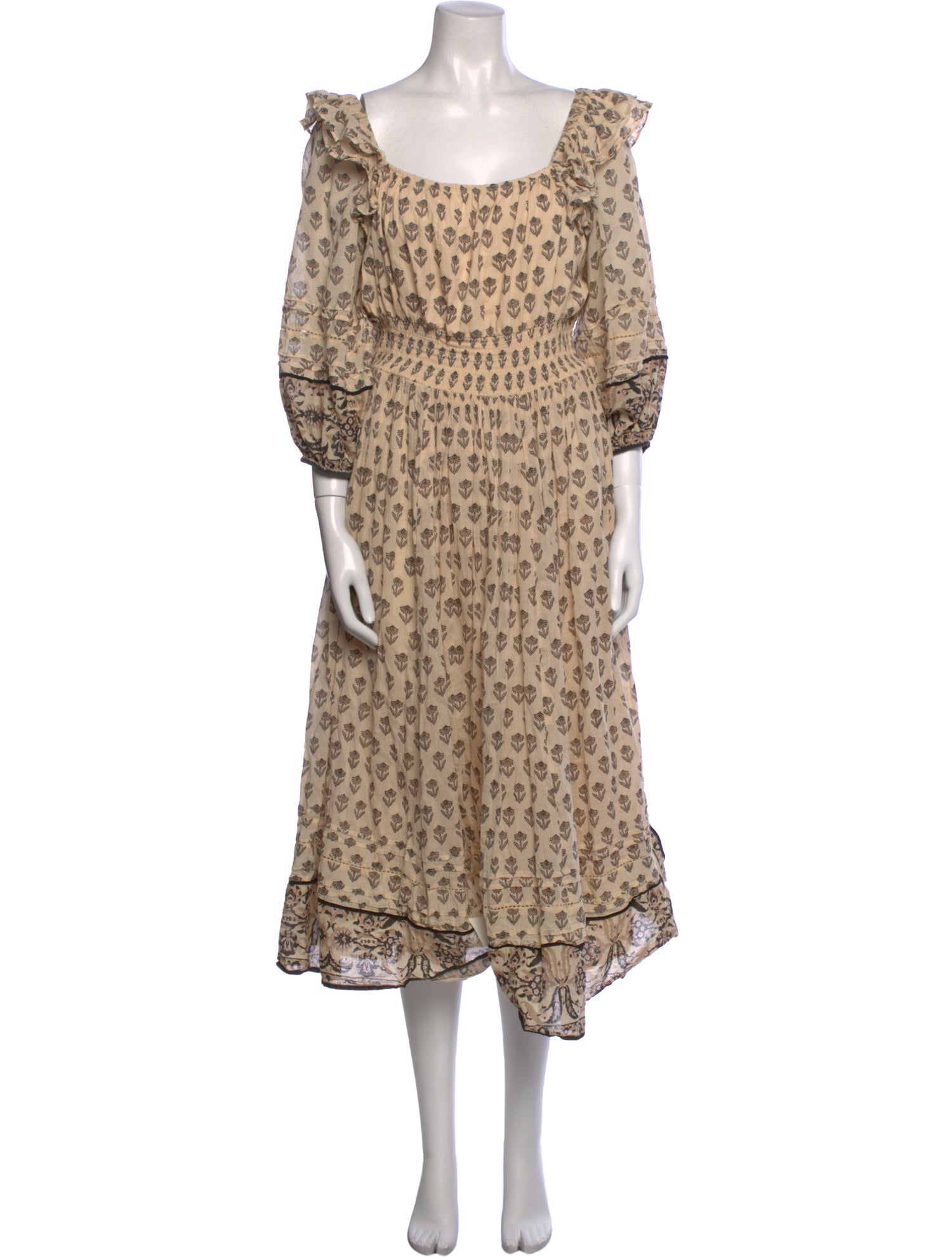 Cleobella Floral Print Long Dress