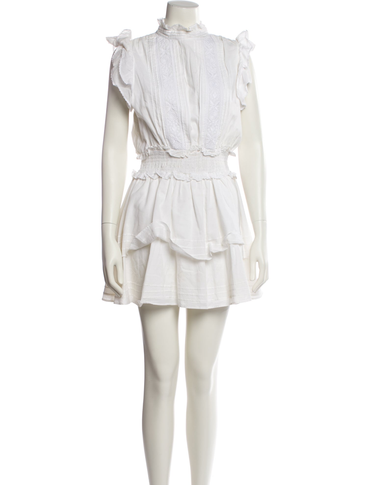 Cleobella Mock Neck Mini Dress