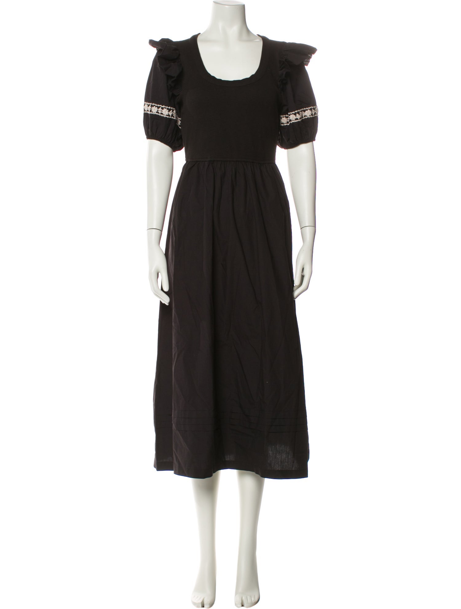 Cleobella Scoop Neck Midi Length Dress