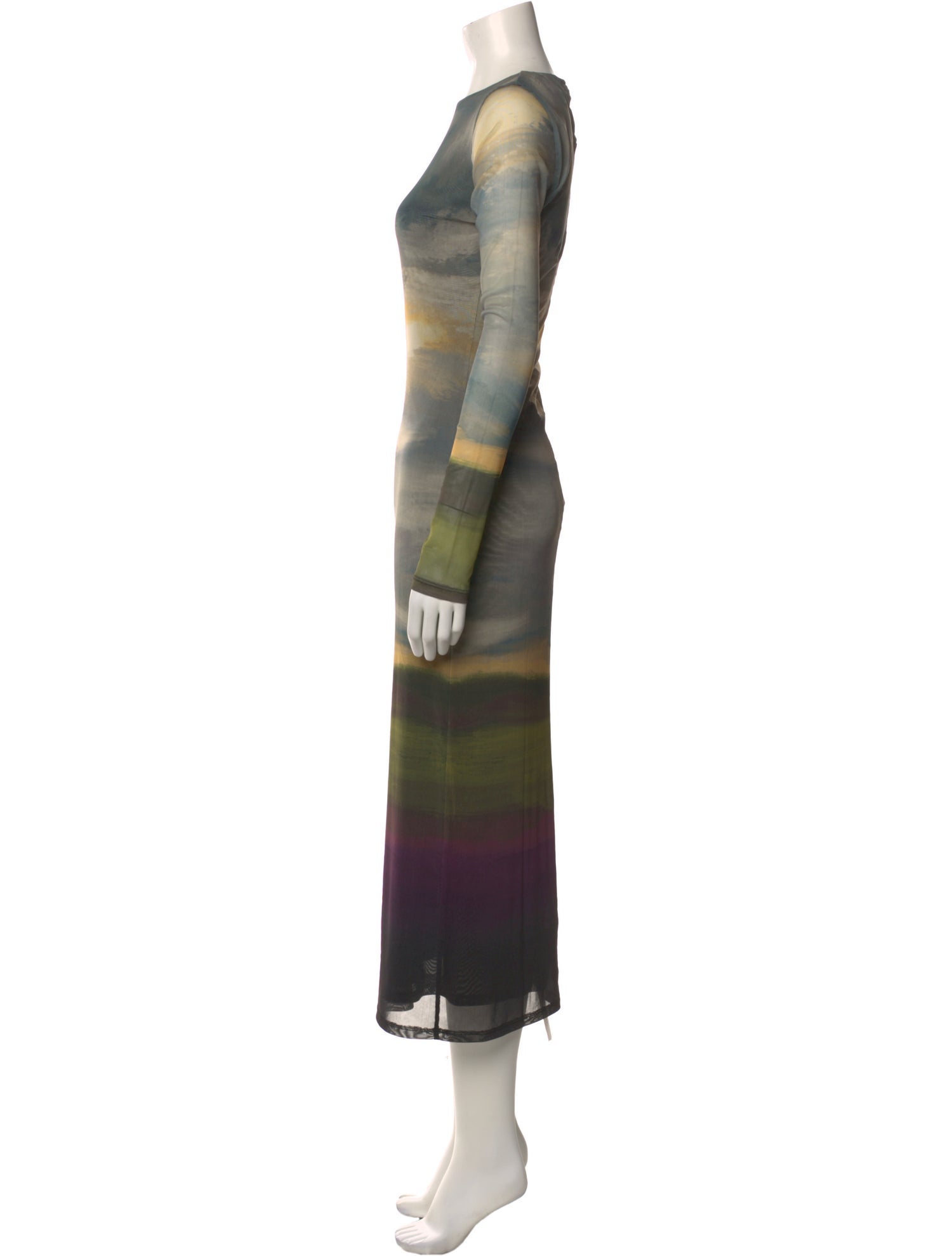 Cleobella Tie-Dye Print Midi Length Dress