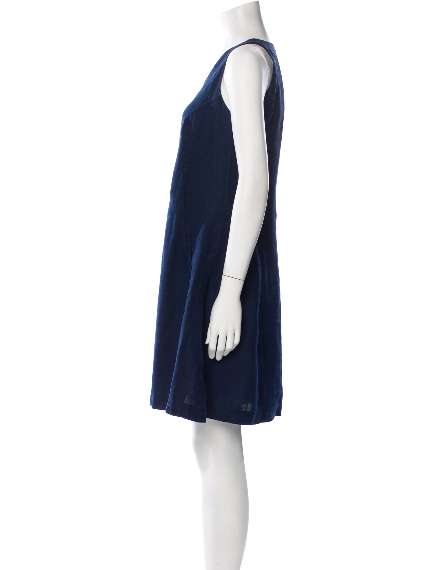 Claudio Milano V-Neck Mini Dress