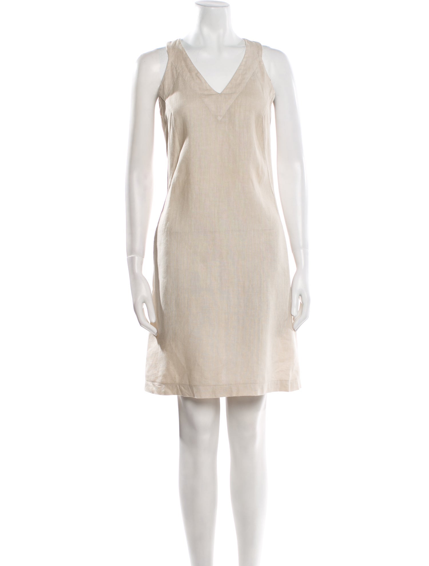 Claudio Milano Linen Mini Dress