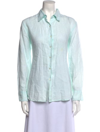Claudio Milano Long Sleeve Button-Up Top