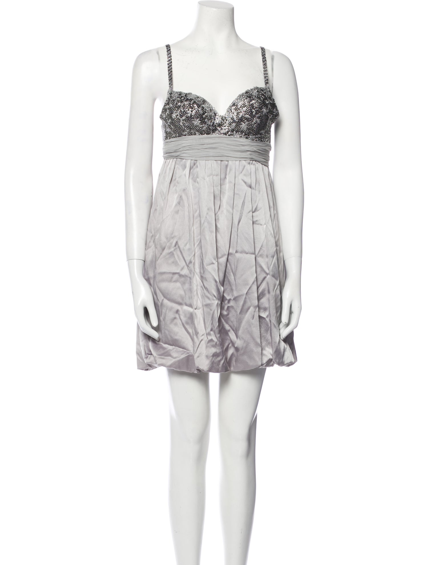 Claudio Milano Silk Mini Dress