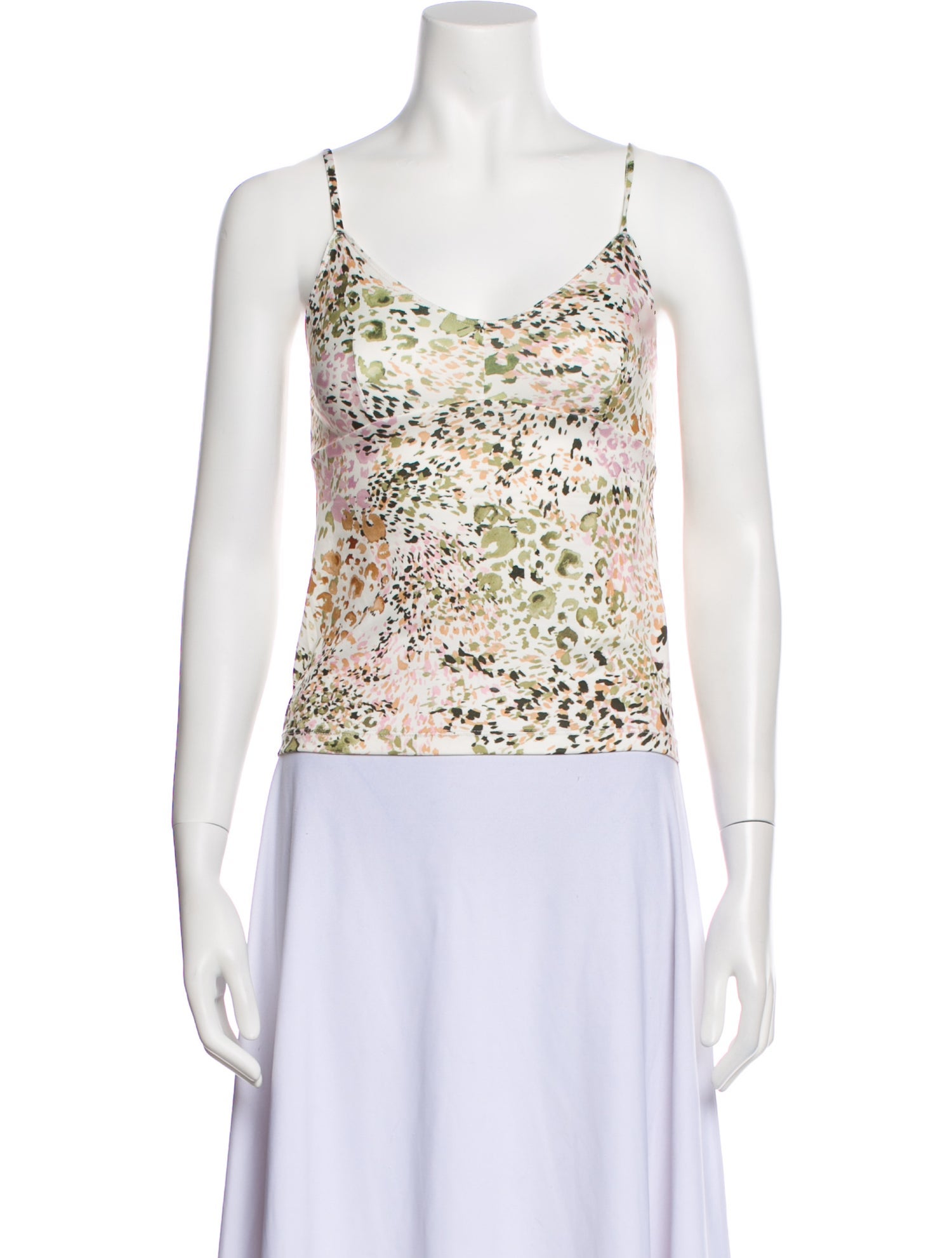 Christy Lynn Animal Print Scoop Neck Top