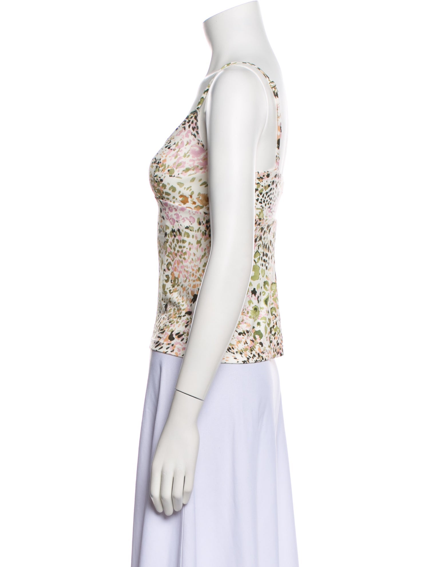 Christy Lynn Animal Print Scoop Neck Top