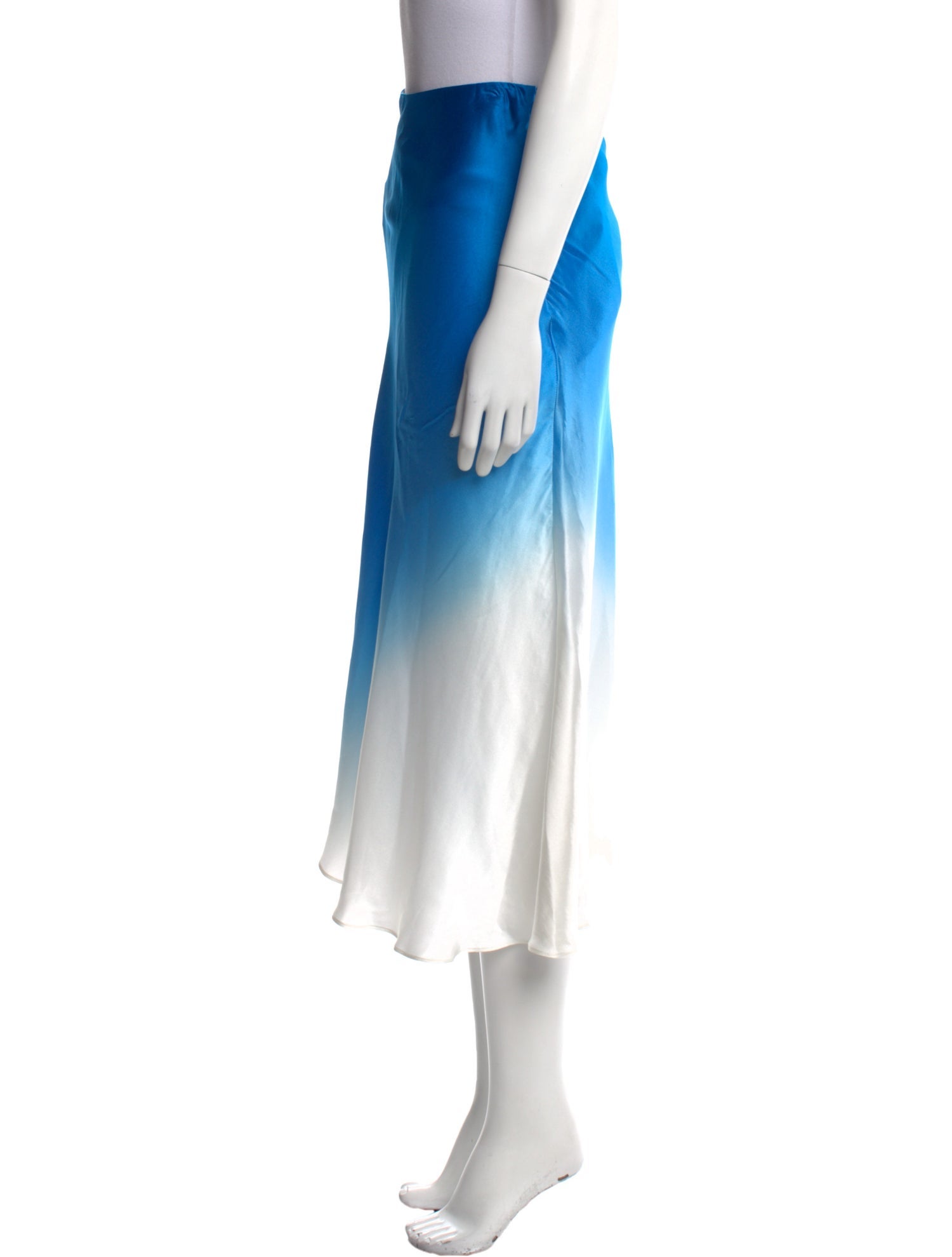 Christy Lynn Silk Midi Length Skirt