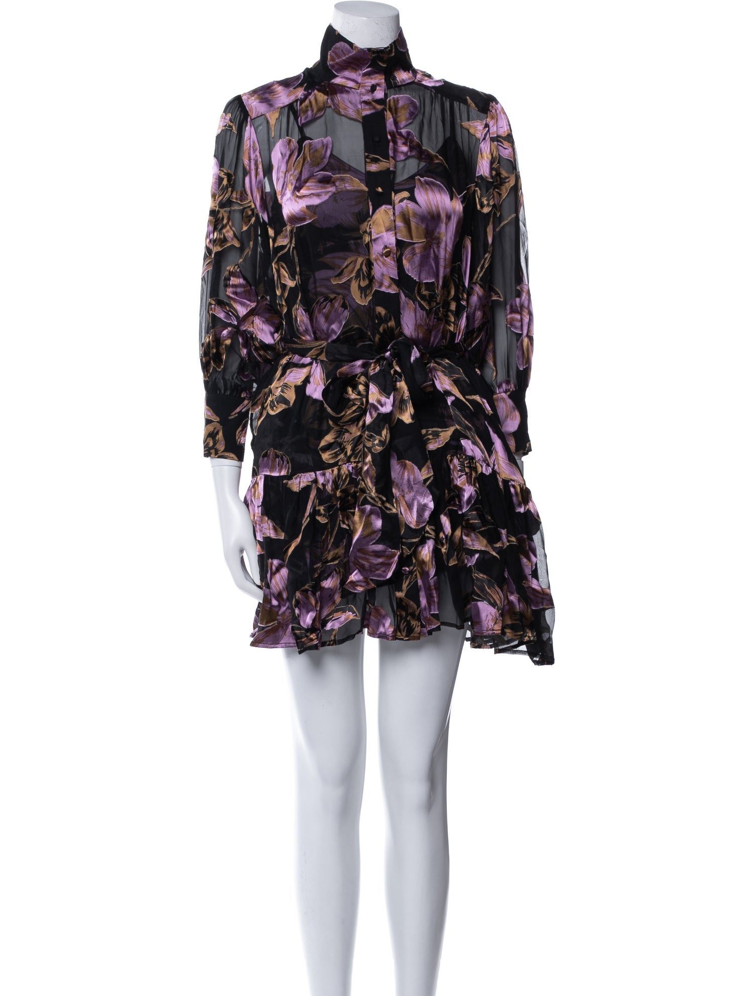 Christy Lynn Floral Print Mini Dress