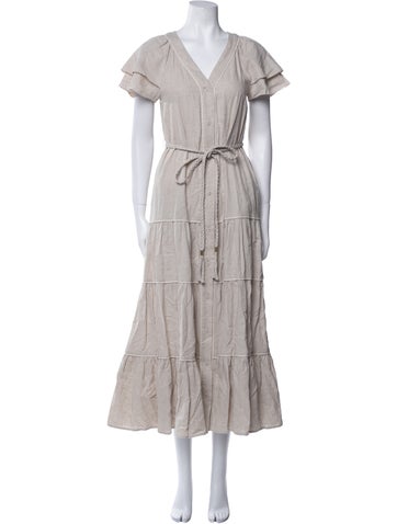 Christy Lynn Dresses Linen Long Dress XS